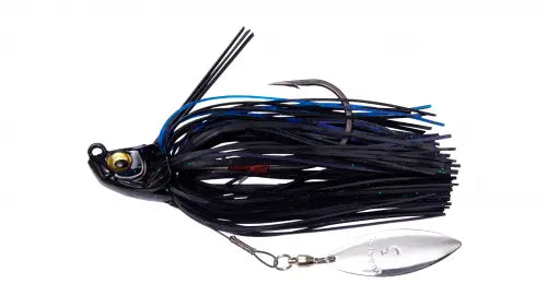 Megabass UOZE SWIMMER (3/16oz) - BLACK BLUE Megabass
