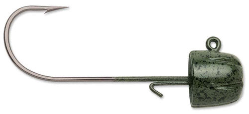 VMC Finesse Half Moon Jig 3/16oz 2/0 - Green Pumpkin 4pk