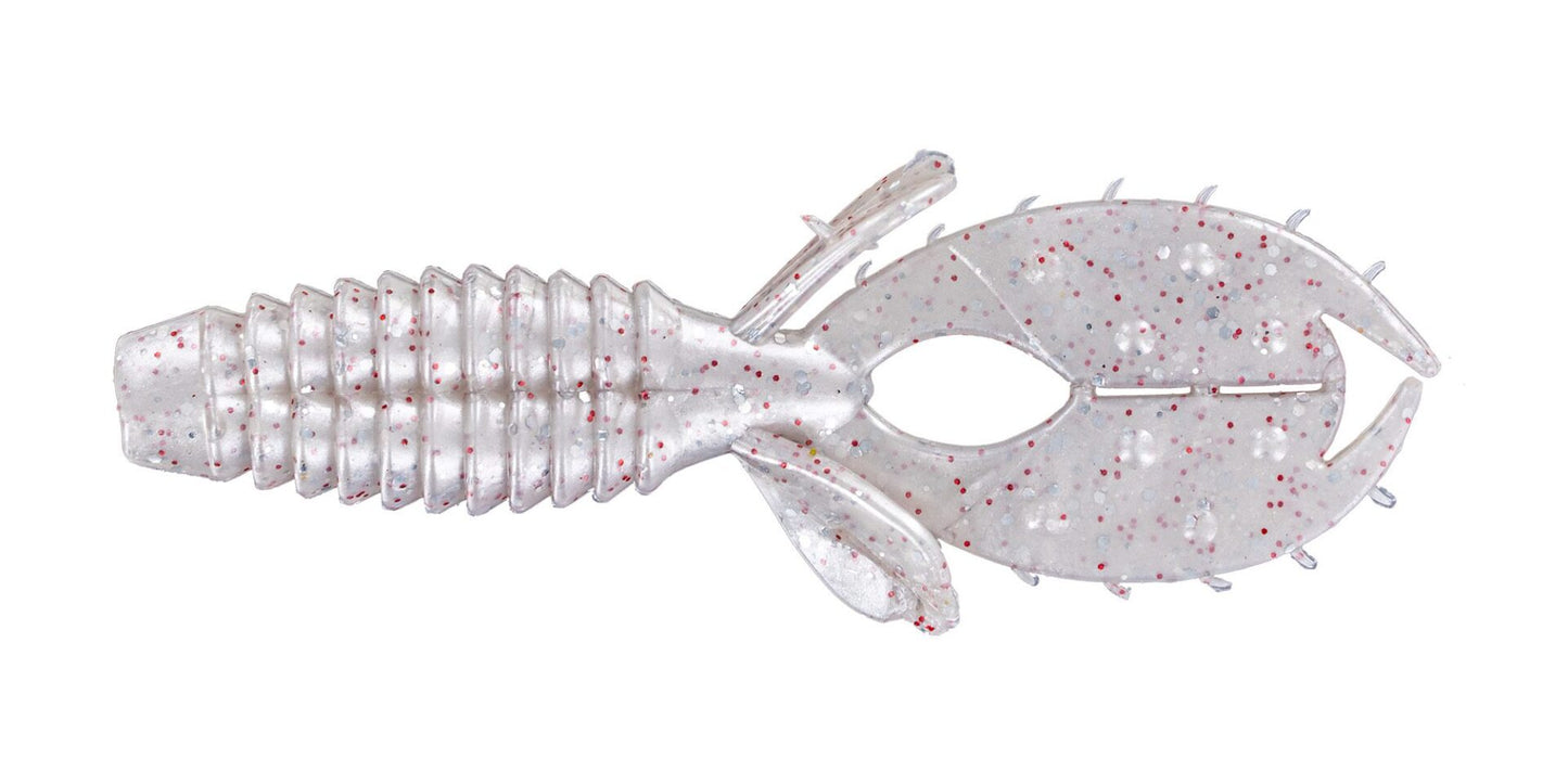 Big Bite 3" YoMama - Pearl Silver Red Flake 10pk