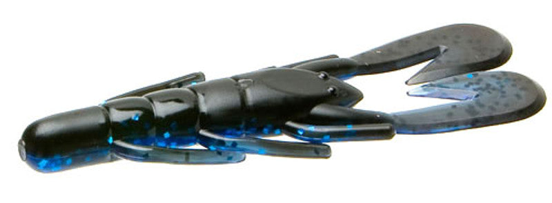 Zoom Mag U-V Speed Craw 4.25" - Black Sapphire 10pk