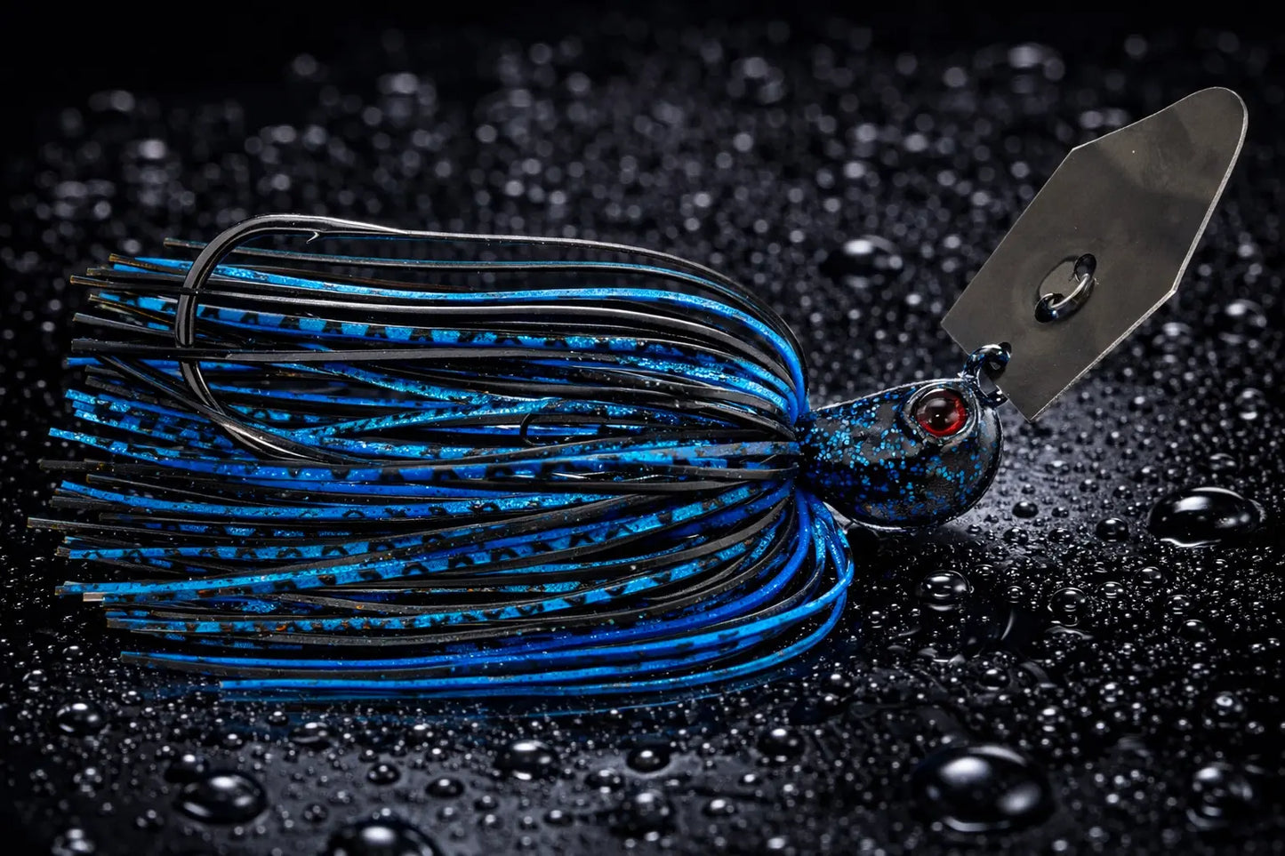 Hag's Hurricane Bladed Jig 1/2oz - Black & Blue