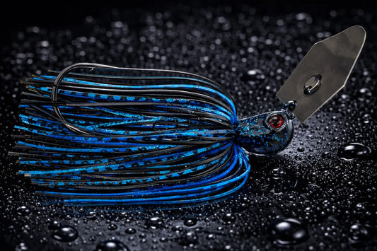 Hag's Hurricane Bladed Jig 1/2oz - Black & Blue