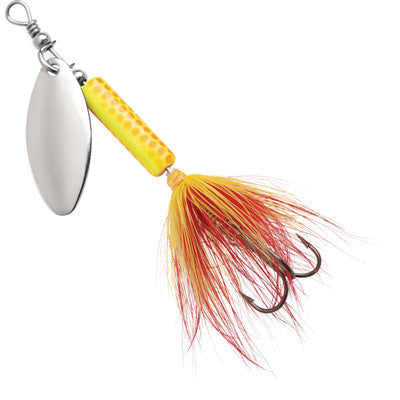 Blue Fox WhipTail In-Line Spinner 1/8oz Sz 1 - Orange Chart