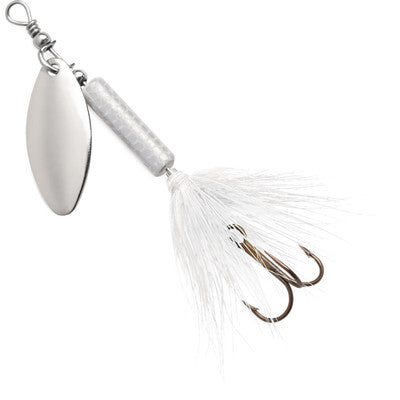 Blue Fox WhipTail In-Line Spinner - 1/8oz Sz 1 - White