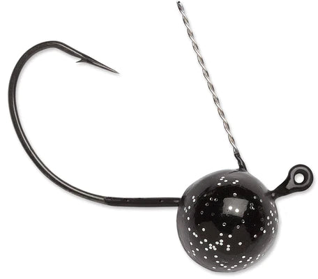 VMC Wacky Weedless Jig Head 1/8oz - Black 4pk