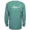 AFTCO Jig Fish Long Sleeved Performance Shirt 2XL - White