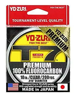 Yo-Zuri T7 Premium Fluorocarbon 200yd 10 lb - Clear