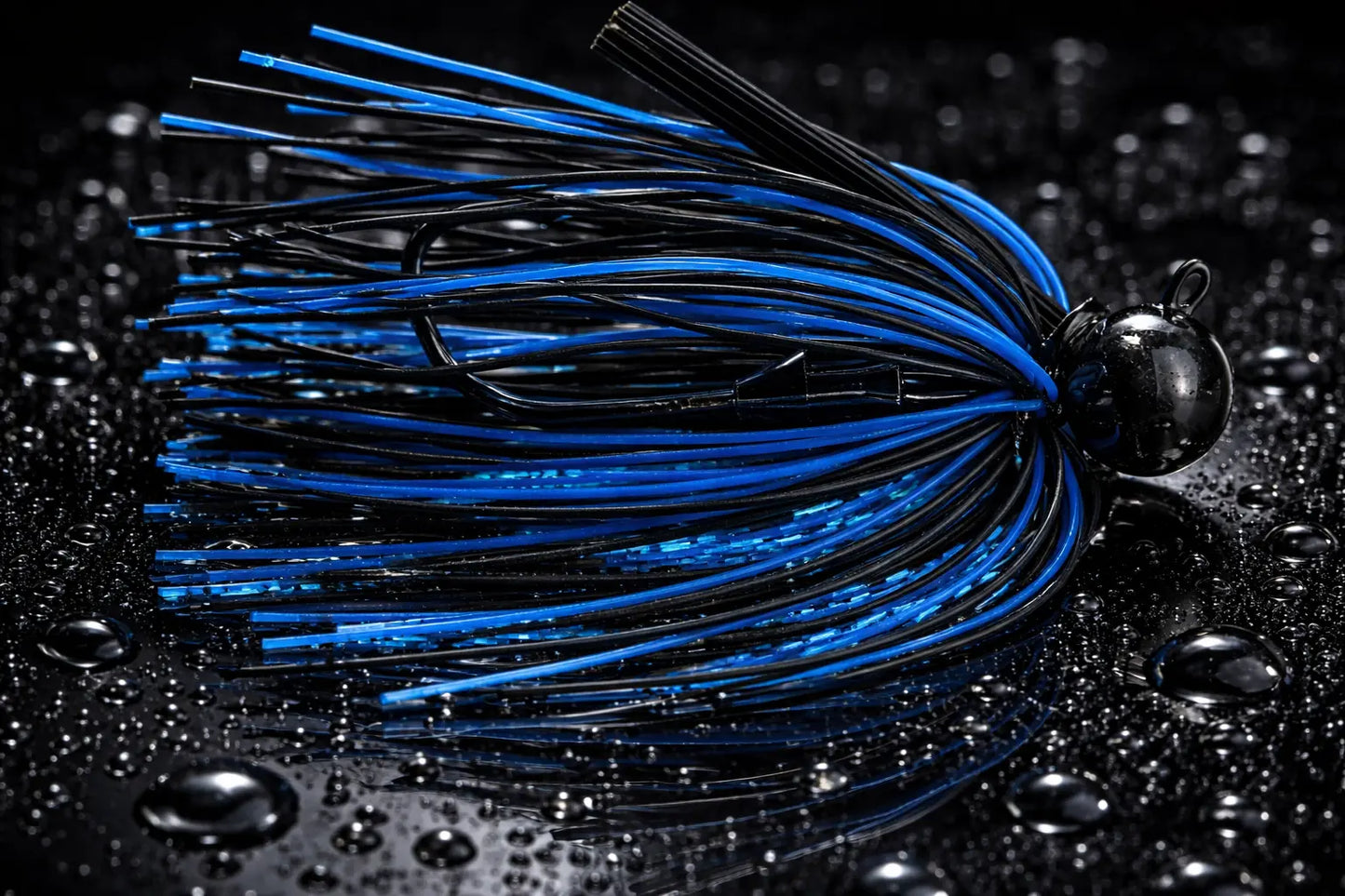 Hag's Tsunami Tungsten Football Jig 3/4 oz-Black & Blue