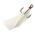 Gamakatsu Feathered Treble White White Sz 2 - 2pk