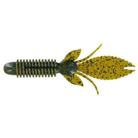 Big Bite Baits 4.5" BFE - Green Pumpkin  6pk