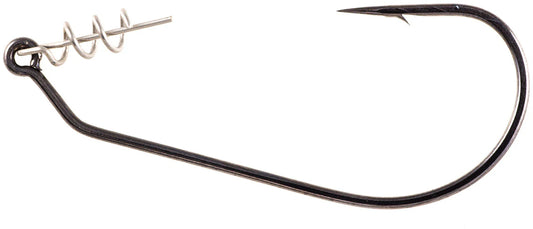 Owner Twistlock 3X Bass Bait Hook 6/0  - Black Chrome  3pk