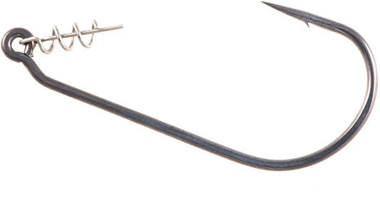 Owner TwistLOCK Flippiing Hook 5/0 - Silky Gray 4pk