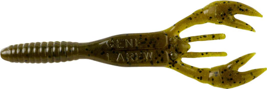 Gene Larew 4" Salt Craws 10pk - Green Pumpkin