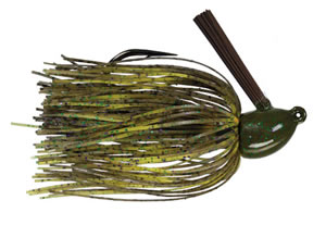 Strike King Hack Attack Heavy Cover Jig 1/2oz - Green Pumpkin Craw