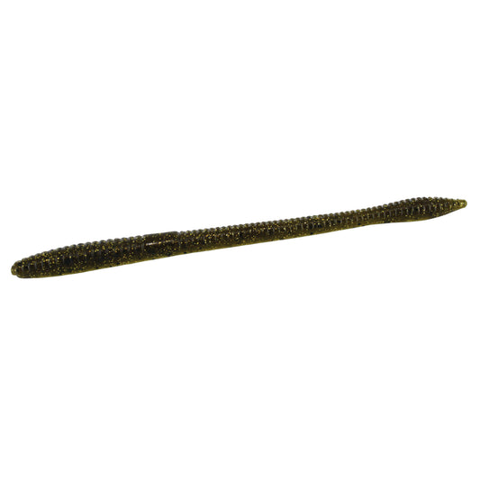 Zoom Trick Worm 6.5'' - Green Pumpkin Gold 20pk