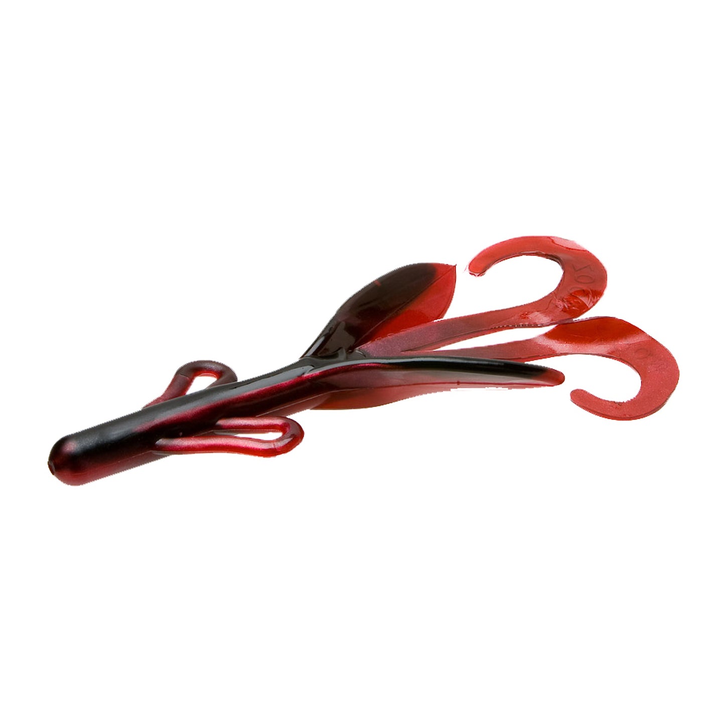 Zoom Brush Hog 6'' - Red Shad 8pk