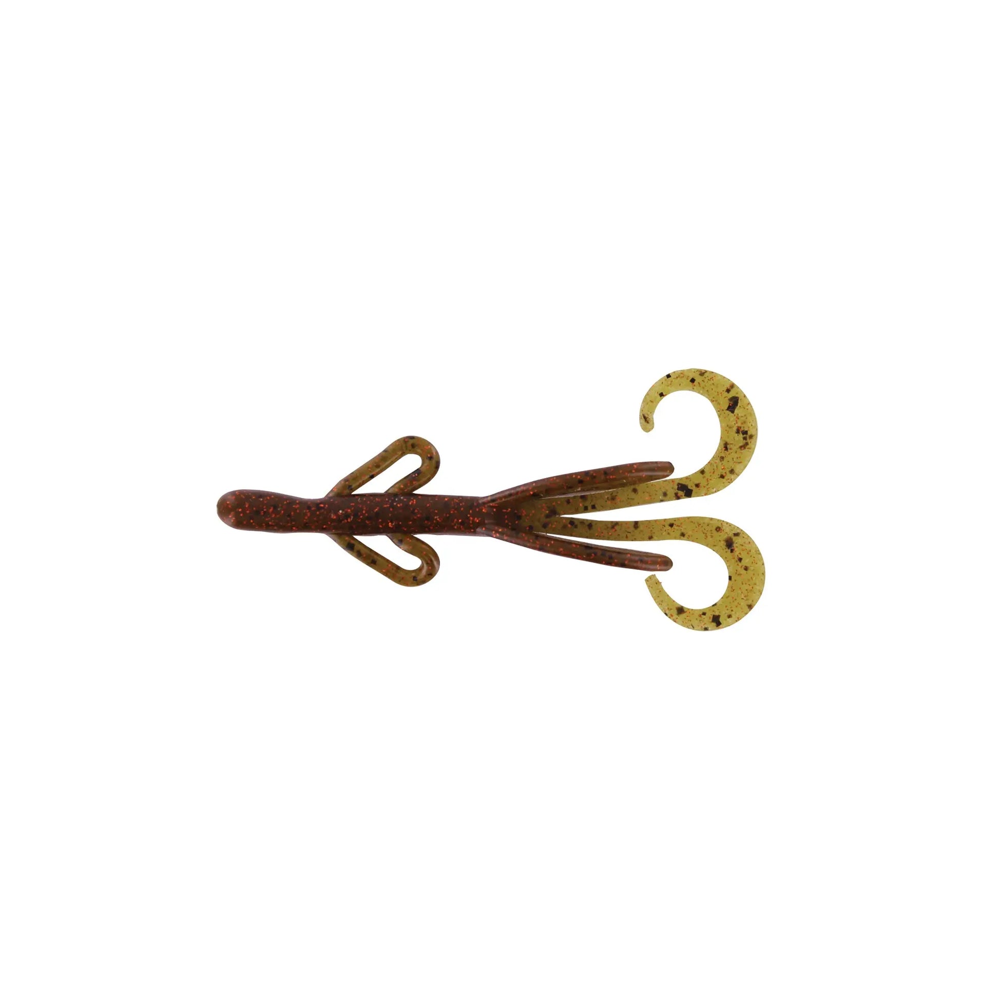 brush hog fishing lure Zoom Baby Brush Hog 4'' - Green Pumpkin Org Glit 12pk