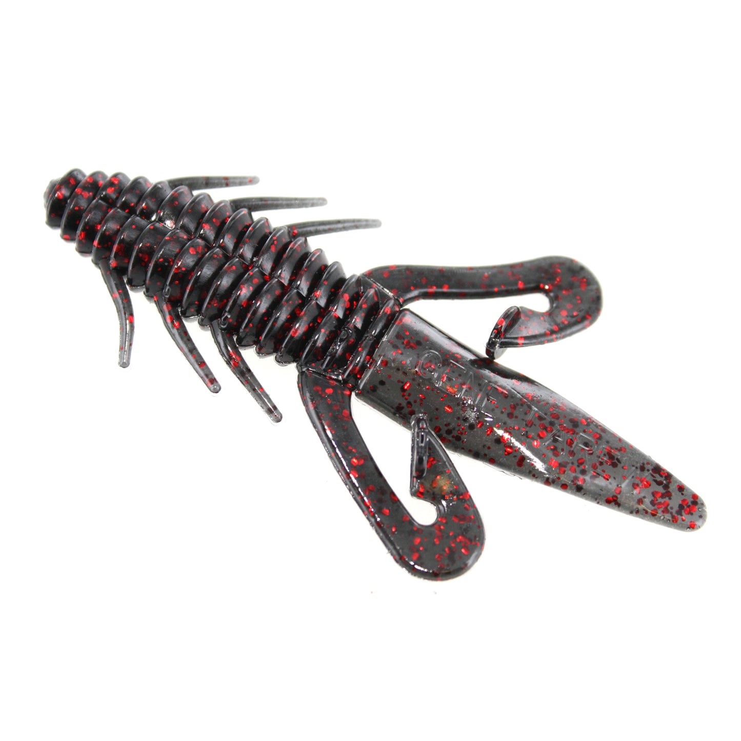 Gene Larew 4.25" Biffle Bug 8pk - Black Neon