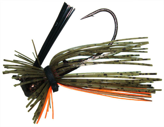 Jewel 1/2oz Football Jig - Green Gourd/Orange 2pk