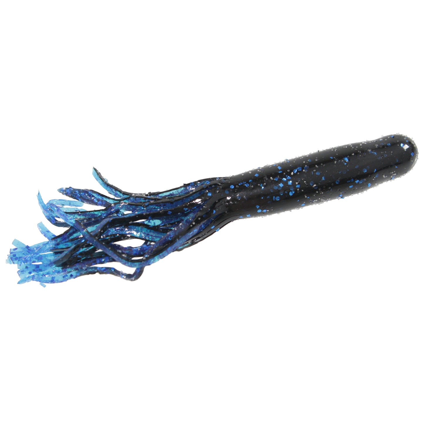 Strike King Denny Brauer's Flip-N-Tube - Black Blue Flake Blue Tail 8pk