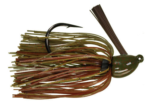 Strike King Hack Attack Heavy Cover Jig 3/8oz - Green Pumpkin Craw