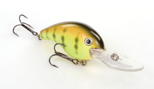 Strike King Pro Model Series 10XD (Extra Deep) Crankbait - Chartreuse Perch