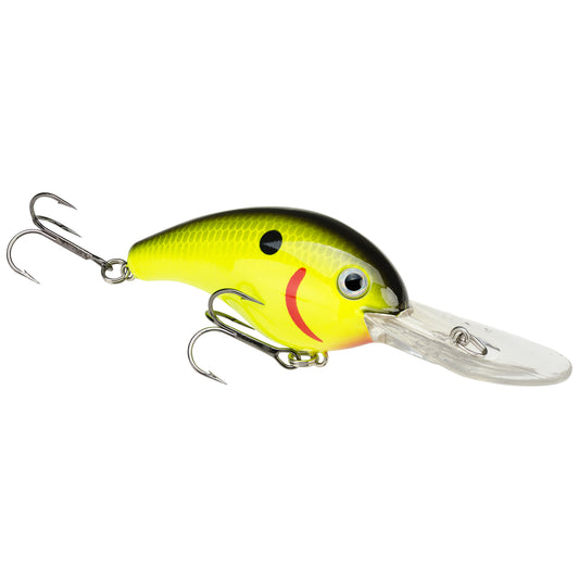 Strike King Pro Model Series 5XD (Extra Deep) Crankbait - Black Back Chartreuse