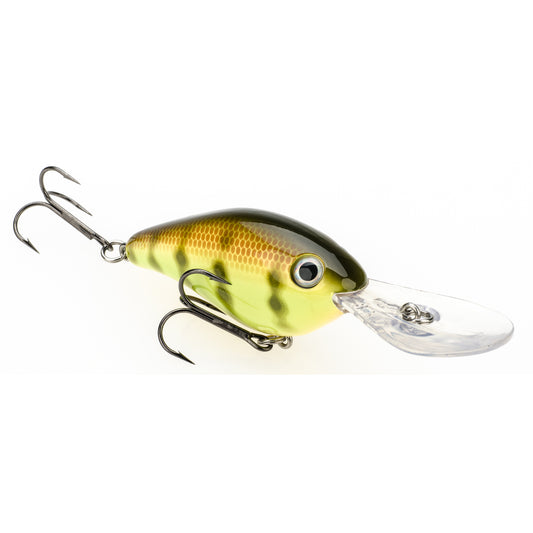 Strike King Pro Model Series 8XD (Extra Deep) Crankbait - Chartreuse Perch