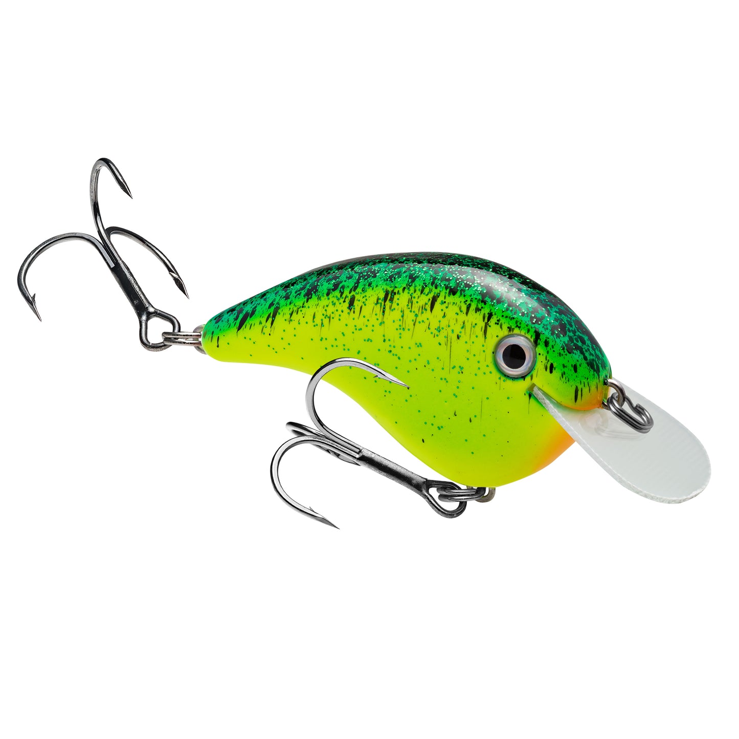 Strike King Chick Magnet Jr Flat Side Crankbait - Chart Black