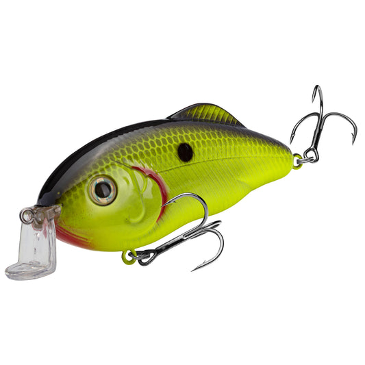 Strike King Hybrid Hunter Jr. Crankbait - Chart/Black Back