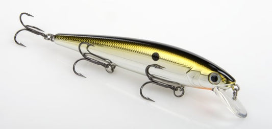 Strike King KVD Jerkbait 300 3 Hook - Chrome Gold Black