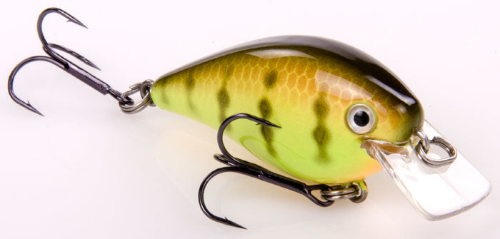 Strike King KVD Square Bill 1.0 - Chartreuse Perch