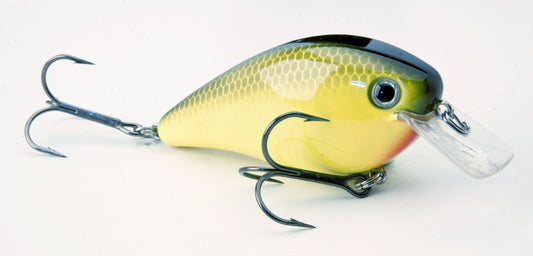 Strike King KVD Square Bill 1.5 - Black Back Chartreuse