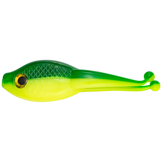 Mr. Crappie Scizzor Shad Body  /  Lime-A-Nator