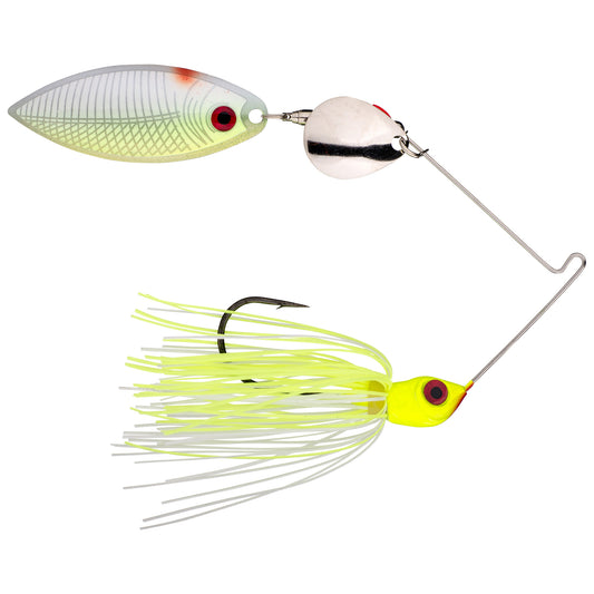 Strike King Red Eyed Special Spinnerbait 3/8oz - Chart White