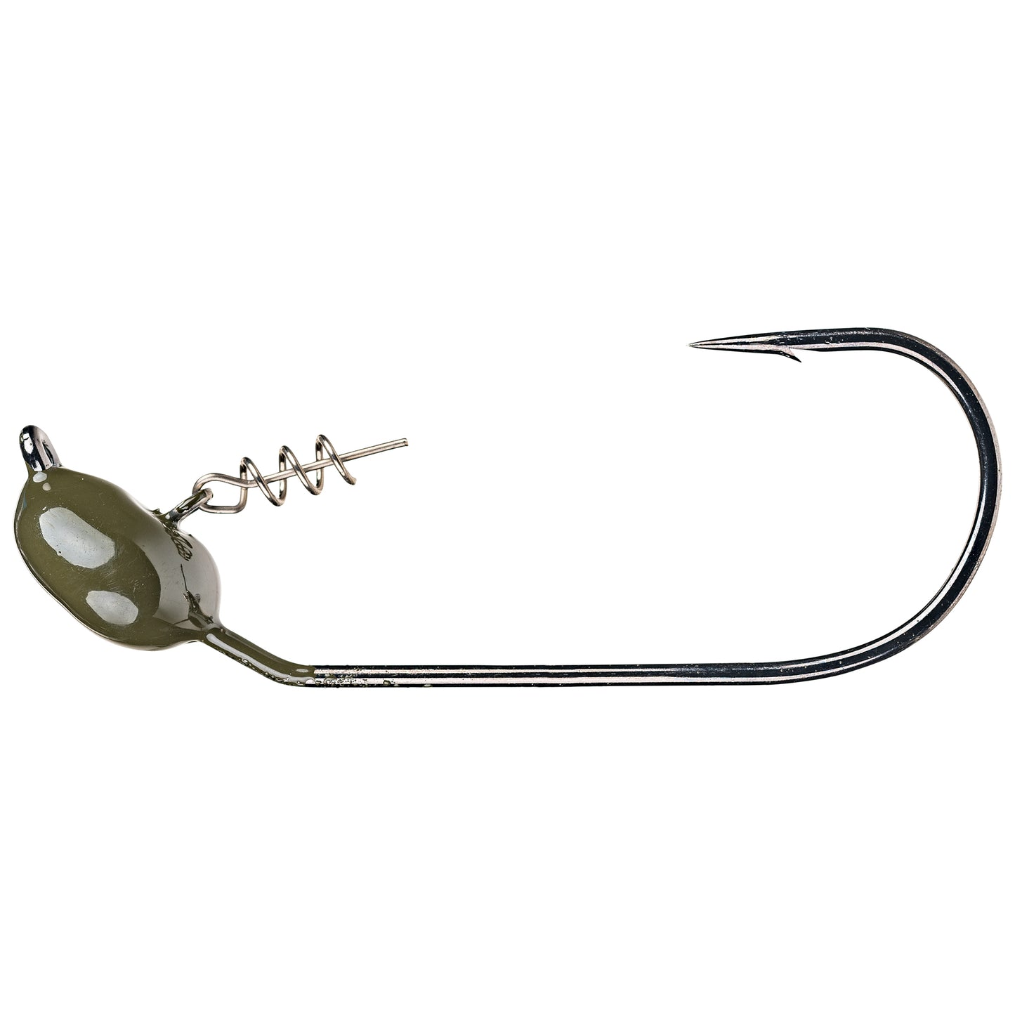 Strike King Tour Grade Mag Jig Head 3/8 oz 5/0 hook - Green Pumpkin 2pk