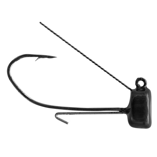 Strike King Tour Grade Ned Rig Head Weedless 3/16oz - Black 3pk