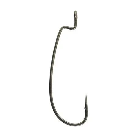 Berkley Offset Worm Hook 1/0  Smoke Satin 7pk