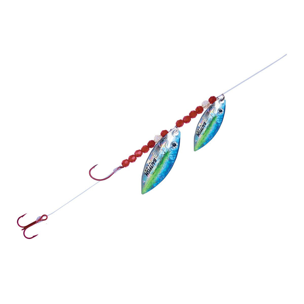 Northland Tackle Mr. Walleye Crawl Hauler Double Willow #3/#4 - Emerald Shiner