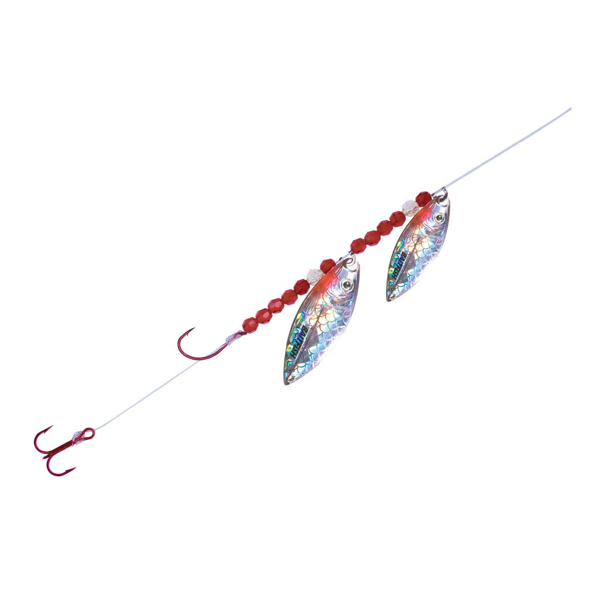 Northland Tackle Mr. Walleye Crawl Hauler Double Willow #3/#4 - Silver Smelt