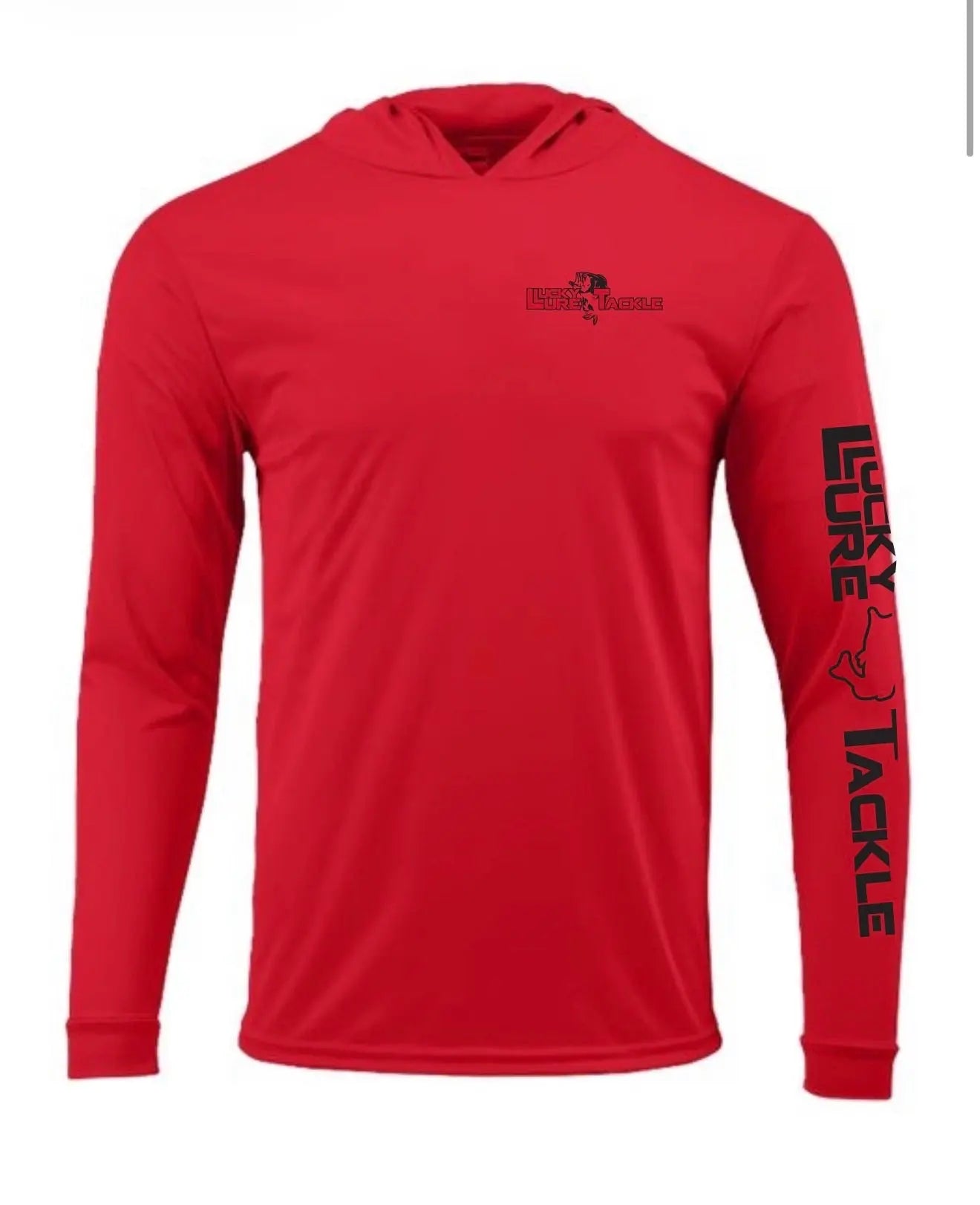 Lucky Lure Tackle Hooded Performance Long Sleeve Shirt 
