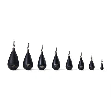 Nako Tungsten 3/8oz Tear Drop Shot Weights 10pk
