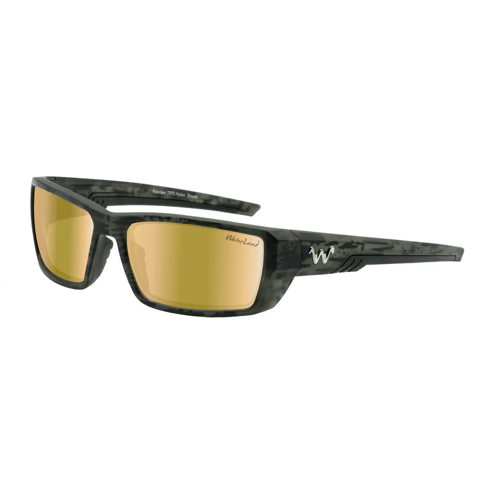 Waterland Ashor Sunglasses - BlackWater - Gold Light Mirror