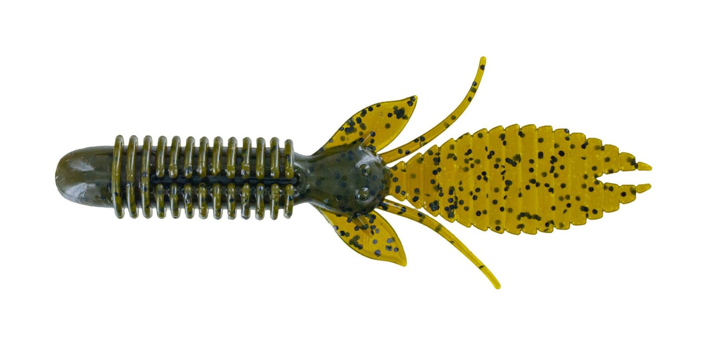 Big Bite Baits 4.5" BFE /Green Pumpkin  6pk