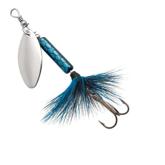 Blue Fox WhipTail In-Line Spinner 1/8oz Sz 1 - Black Blue