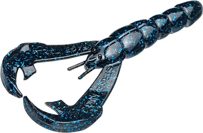 Strike King Rage Craw 4" - Black & Blue  7pk