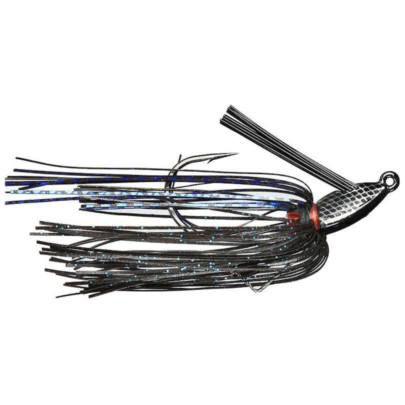 Jewel Swim-it Jig 1/4oz - Blk/Blu Flash