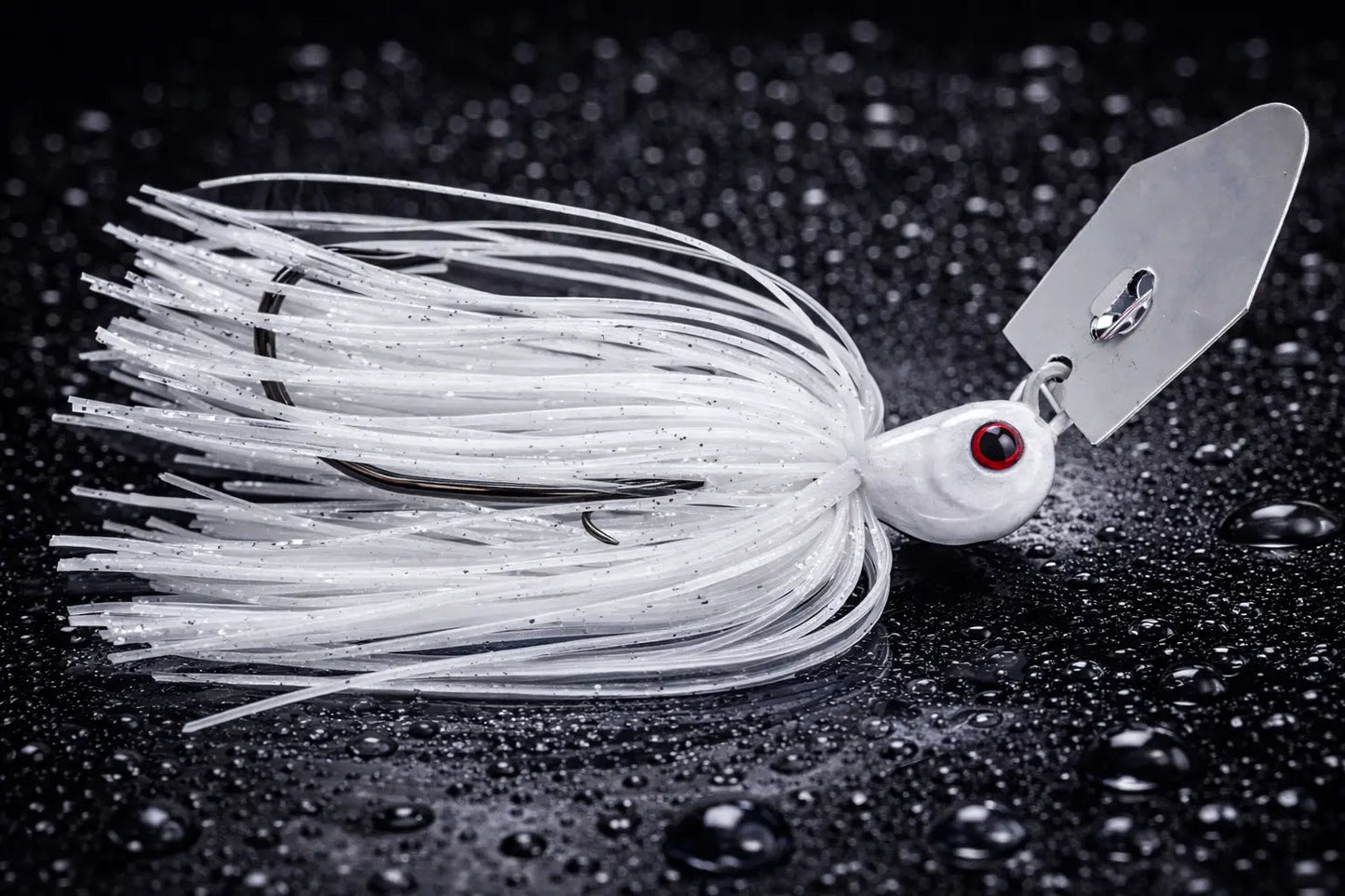 Hag's Hurricane Bladed Jig 1/2oz - White