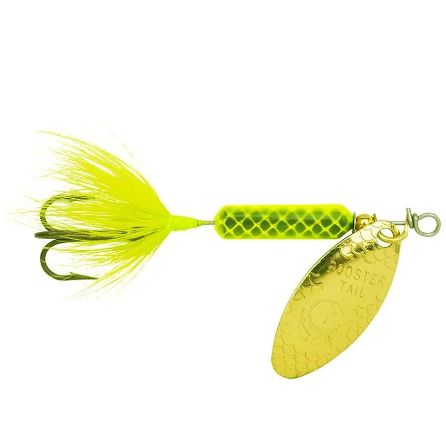 Worden's Rooster Tail 1/16oz Chartreuse - Lucky Lure Tackle