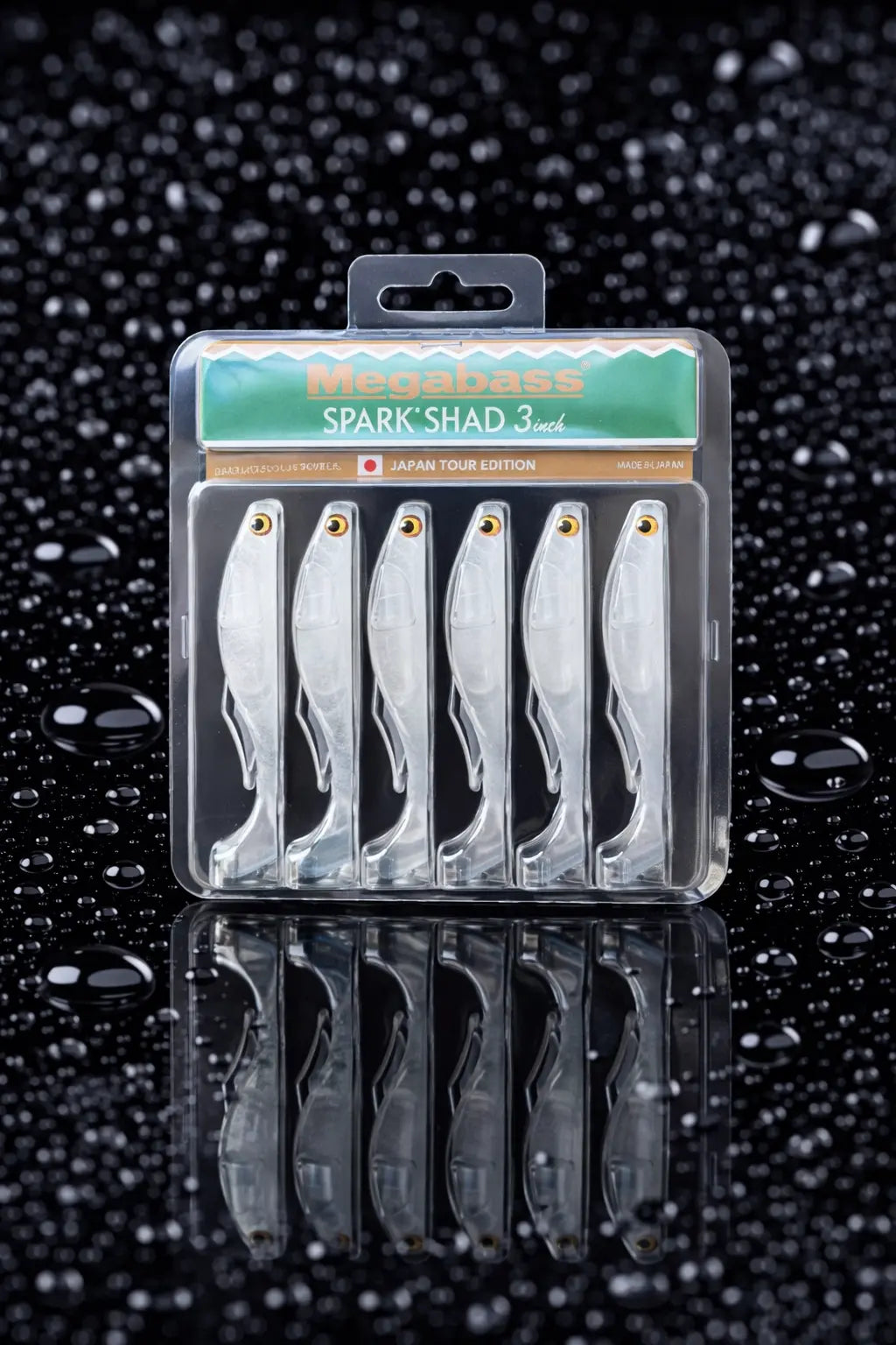 Megabass SPARK SHAD (3in) - HIUO  6pk